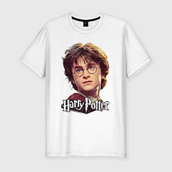 Футболка slim-fit Harry Potter wizard, цвет: белый