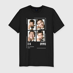 Футболка slim-fit Namjoon bts 4cut, цвет: черный