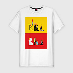 Футболка slim-fit Kill Bill постер, цвет: белый