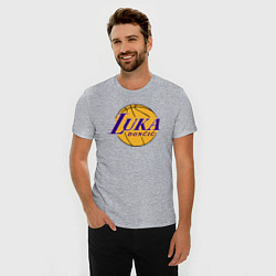Футболка slim-fit Luka Doncic Lakers, цвет: меланж — фото 2