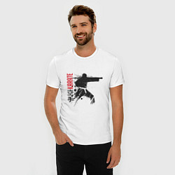 Футболка slim-fit Каратист, цвет: белый — фото 2