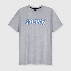 Футболка slim-fit Mavs, цвет: меланж