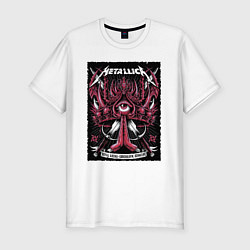Мужская slim-футболка Metallica - royal arena Denmark