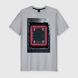 Мужская slim-футболка Что внутри