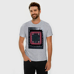 Футболка slim-fit Что внутри, цвет: меланж — фото 2