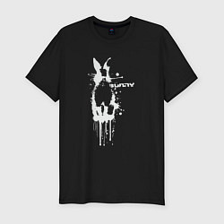 Футболка slim-fit Banksy bunny, цвет: черный