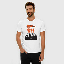 Футболка slim-fit Arctic monkeys got rock, цвет: белый — фото 2