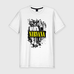 Футболка slim-fit Nirvana band, цвет: белый