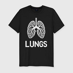 Футболка slim-fit Легкие пиксельные, цвет: черный