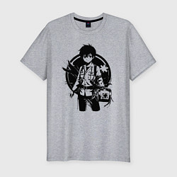 Мужская slim-футболка Работник скорой помощи