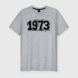 Футболка slim-fit Эпоха 1973, цвет: меланж