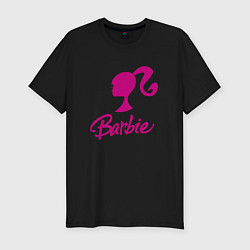 Футболка slim-fit Pink Barbie, цвет: черный