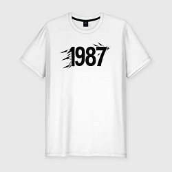 Футболка slim-fit Взрыв 1987, цвет: белый