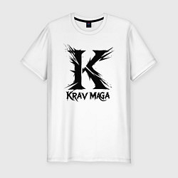 Футболка slim-fit К крав-мага, цвет: белый