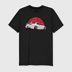 Мужская slim-футболка Nissan Skyline art