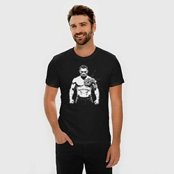 Футболка slim-fit Тони Фергюсон, цвет: черный — фото 2