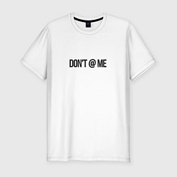 Футболка slim-fit Sigma cat dont disturb, цвет: белый