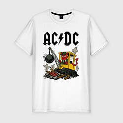 Футболка slim-fit ACDC Ballbreaker World Tour, цвет: белый
