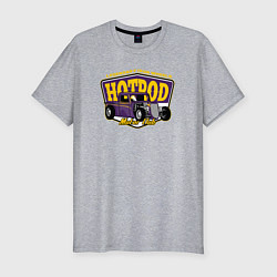 Футболка slim-fit Хот-род, цвет: меланж