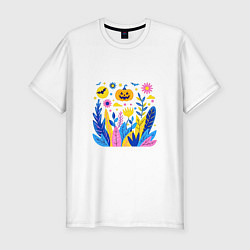 Мужская slim-футболка Светильник Джек