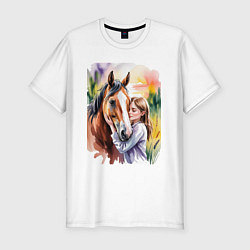 Мужская slim-футболка Доверие