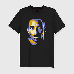 Футболка slim-fit Kobe Bryant face, цвет: черный