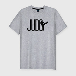 Футболка slim-fit Sport judo, цвет: меланж