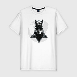 Футболка slim-fit Batman world, цвет: белый