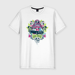 Футболка slim-fit Las Vegas motor show, цвет: белый