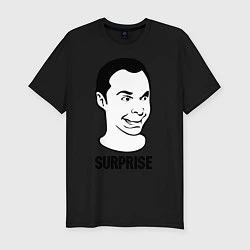 Футболка slim-fit Sheldon surprise, цвет: черный