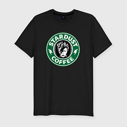 Футболка slim-fit Stardust coffee, цвет: черный