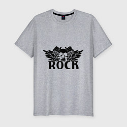 Мужская slim-футболка Rock Bang