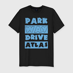 Футболка slim-fit Park Way Drive Atlas, цвет: черный