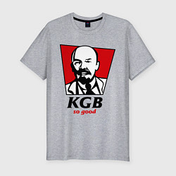 Футболка slim-fit KGB: So Good, цвет: меланж