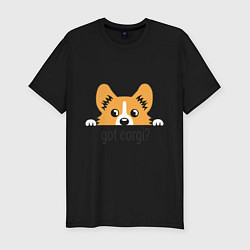 Мужская slim-футболка Got Corgi