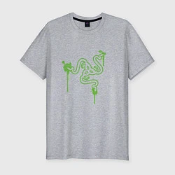 Мужская slim-футболка Razer logo