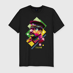 Футболка slim-fit Stalin Art, цвет: черный