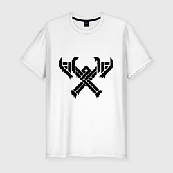 Мужская slim-футболка Winterclaw символ