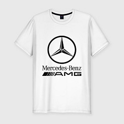 Футболка slim-fit AMG, цвет: белый