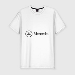 Футболка slim-fit Mercedes Logo, цвет: белый