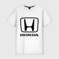 Мужская slim-футболка Honda logo