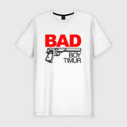 Мужская slim-футболка Bad boy Timur
