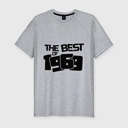 Мужская slim-футболка The best of 1969