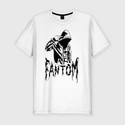 Футболка slim-fit Fantom, цвет: белый