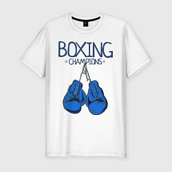 Футболка slim-fit Boxing champions, цвет: белый