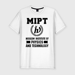 Мужская slim-футболка MIPT Institute