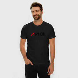 Футболка slim-fit Avicii, цвет: черный — фото 2