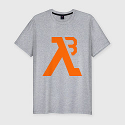 Футболка slim-fit Half-Life 3: Orange, цвет: меланж