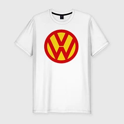 Футболка slim-fit Super Volkswagen, цвет: белый