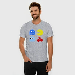 Футболка slim-fit Pac-Man Pack, цвет: меланж — фото 2